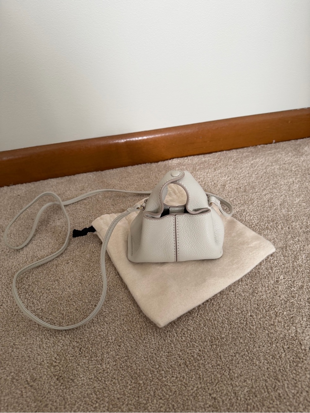 Polène Numero Neuf MICRO Bag - Chalk